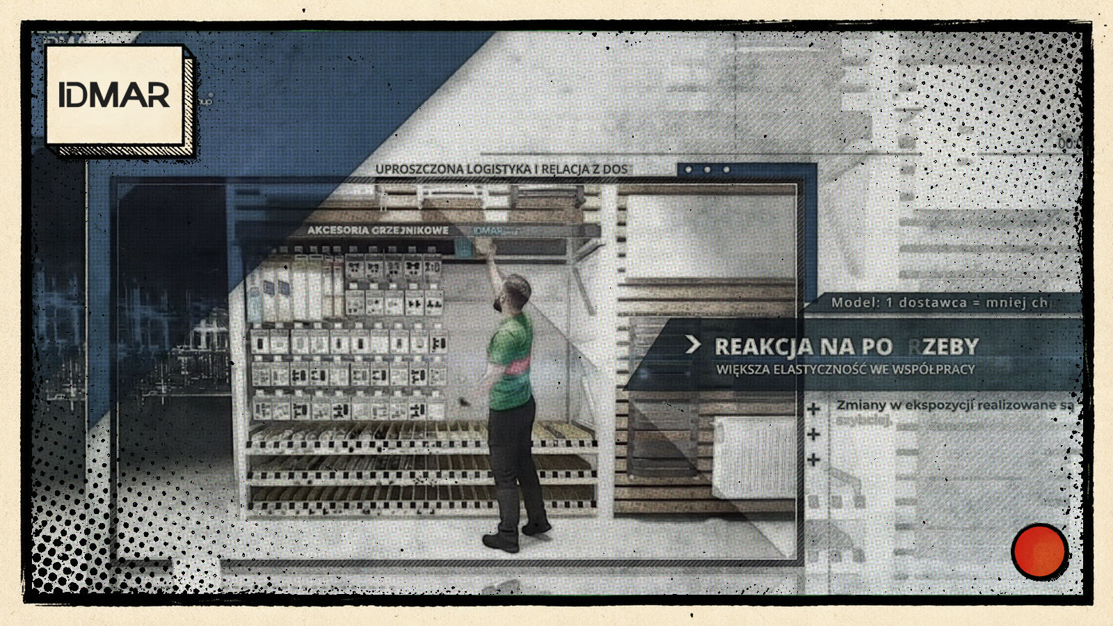 Idmar — regał produktowy w Leroy Merlin